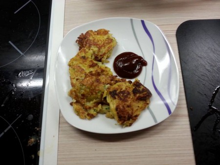 Zuchini-Erdäpfelpuffer
